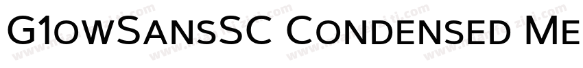 G1owSansSC Condensed Medium字体转换